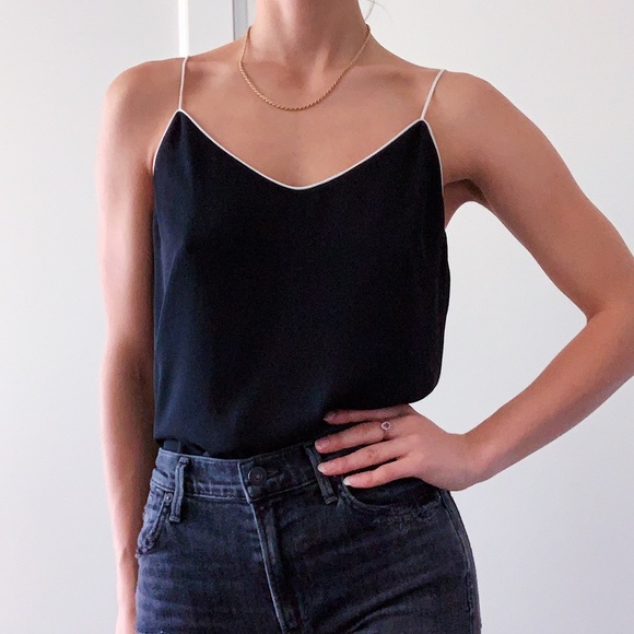 3️⃣for$25 Lord & Taylor two-tone cami blouse 🔲🔳▪️ - Picture 4 of 9